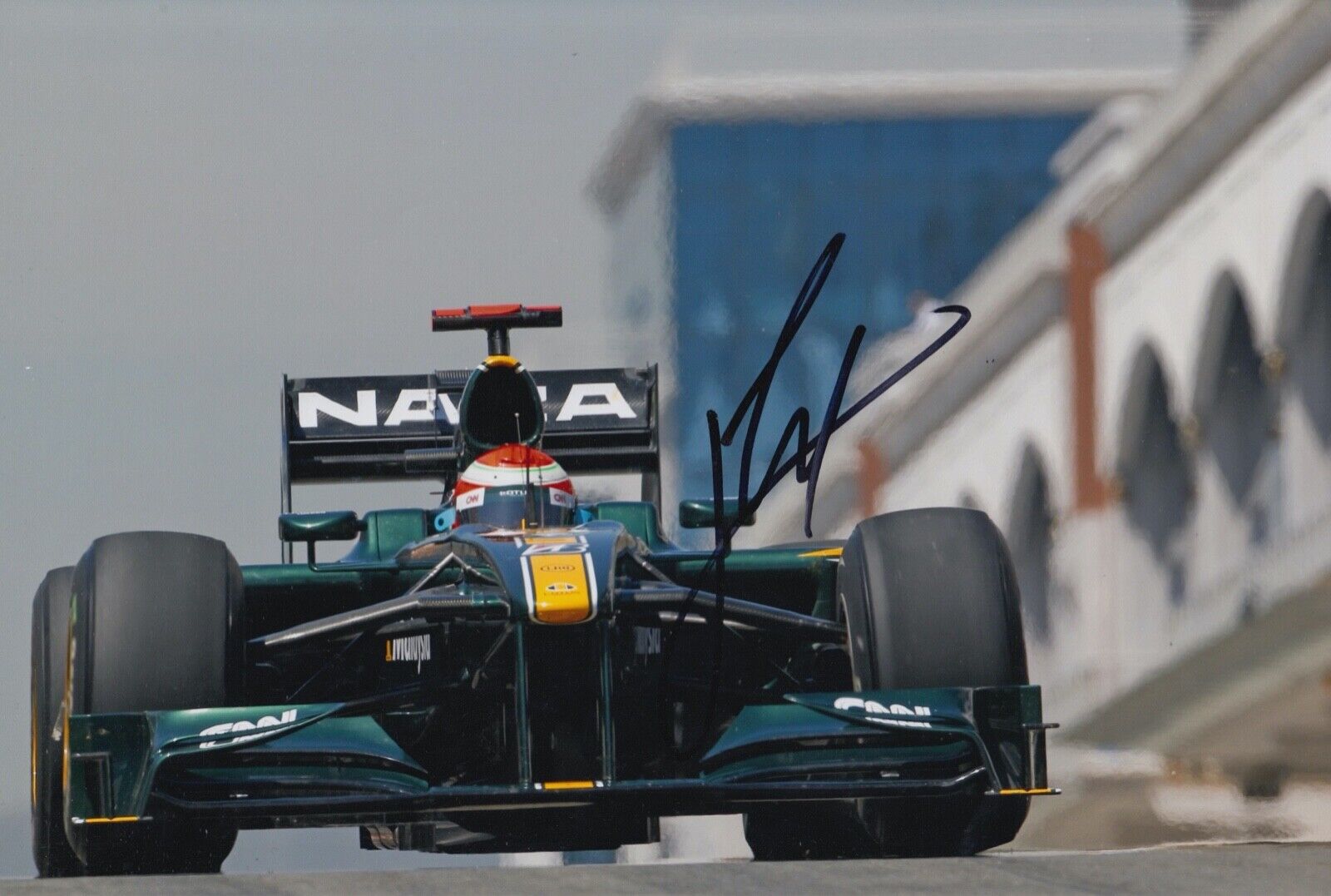 Jarno Trulli Hand Signed 12x8 Photo Poster painting F1 Autograph Lotus Racing