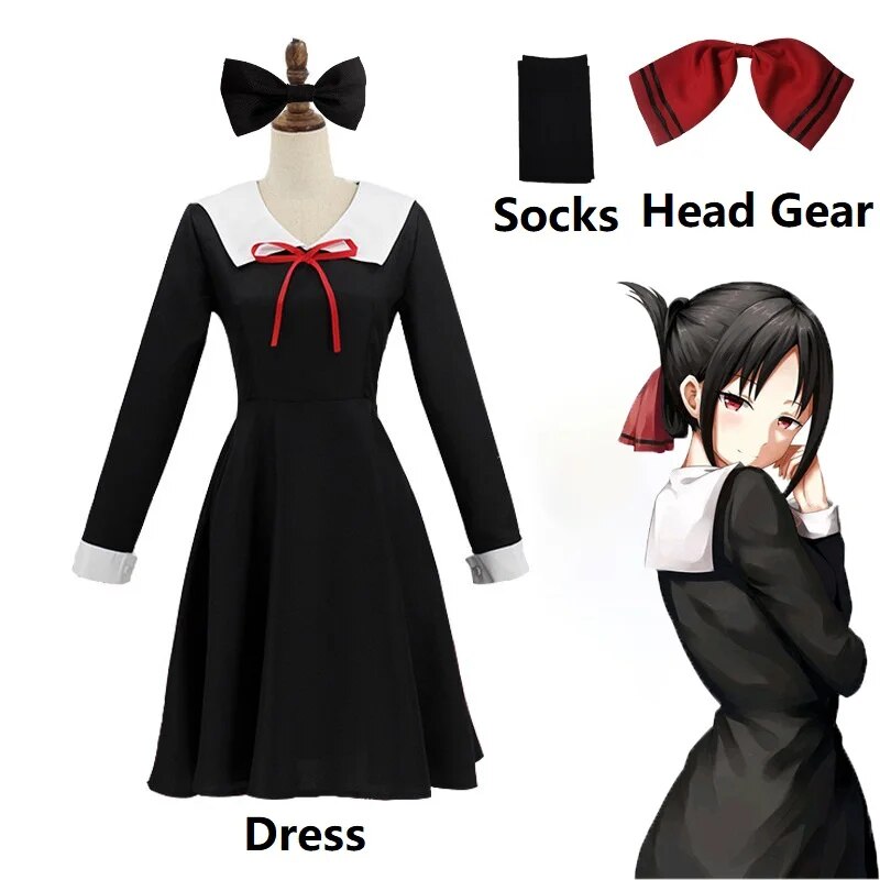 [Wetrose] In Stock Kaguya Shinomiya Chika Fujiwara Cosplay Costume Kaguya-sama: Love Is War Anime Uniform Halloween Full Set