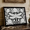 DIY Pearl Painting Dragonfly for Home Wall Decor with Frame(20x30cm)