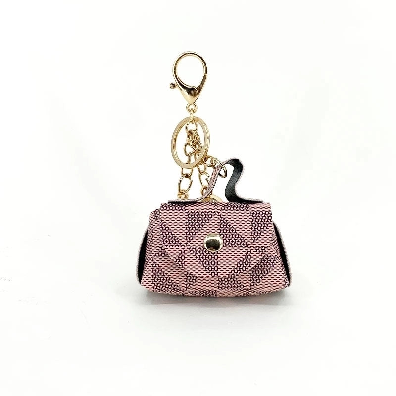 Pu Leather Solid Color Bag Charms