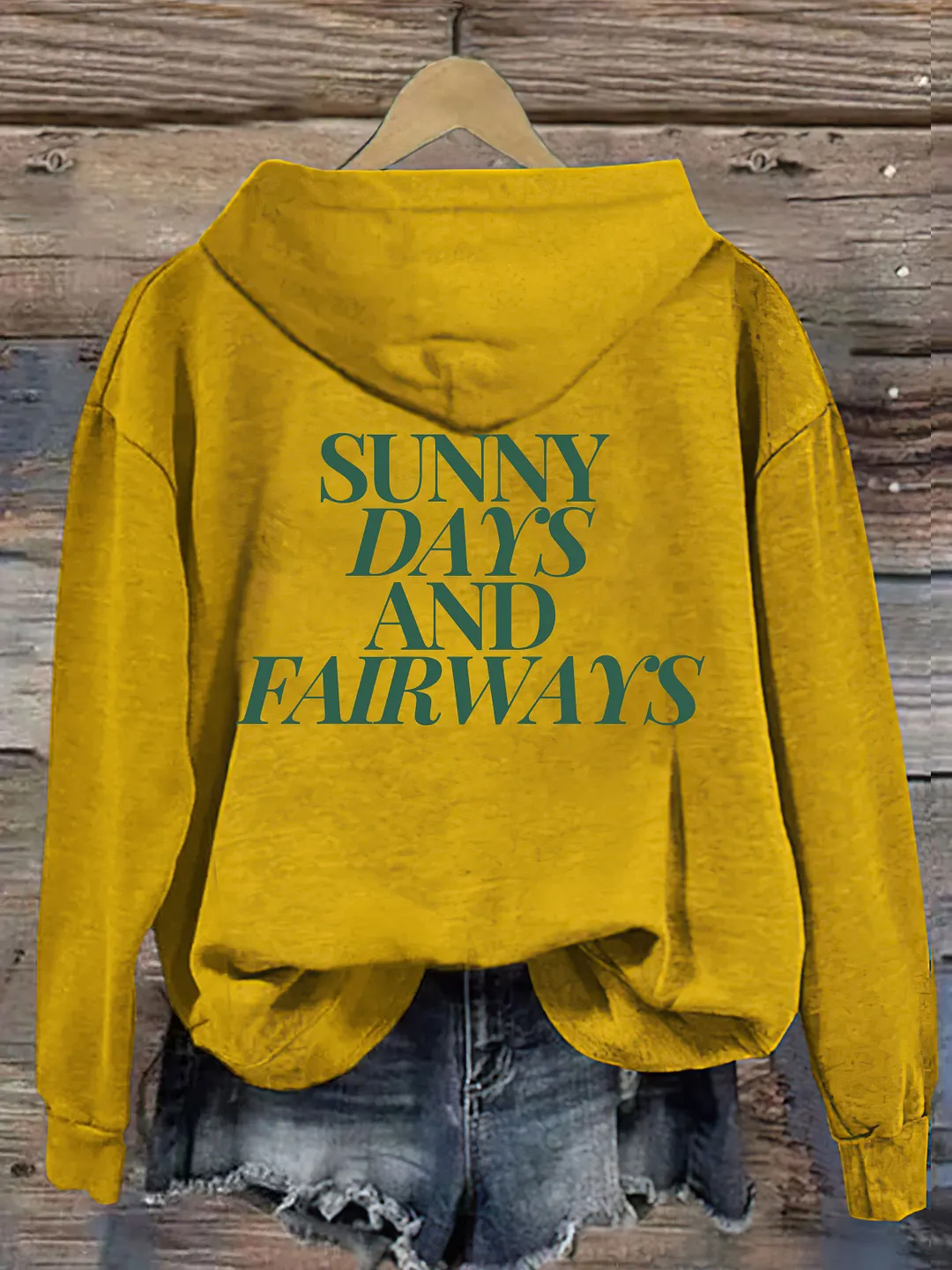 Sunny Days And Fairways Golf Hoodie