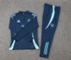 2024/2025 Arsenal Half Pull Training Suit Royal Blue Football Jersey  1:1 Thai Quality