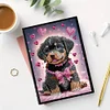 (US Local)Puppy Special Shaped A5 5D DIY Diamond Art Painting Notebook Kit for Friends
