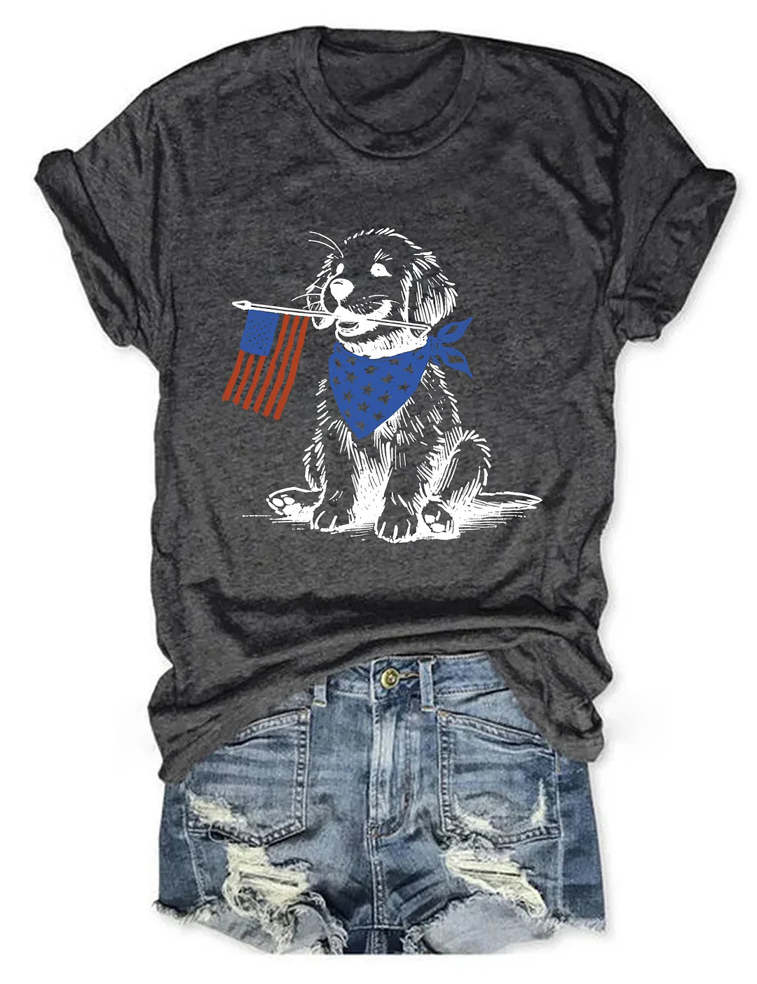 Golden Retriever 4th Of July T-shirt
