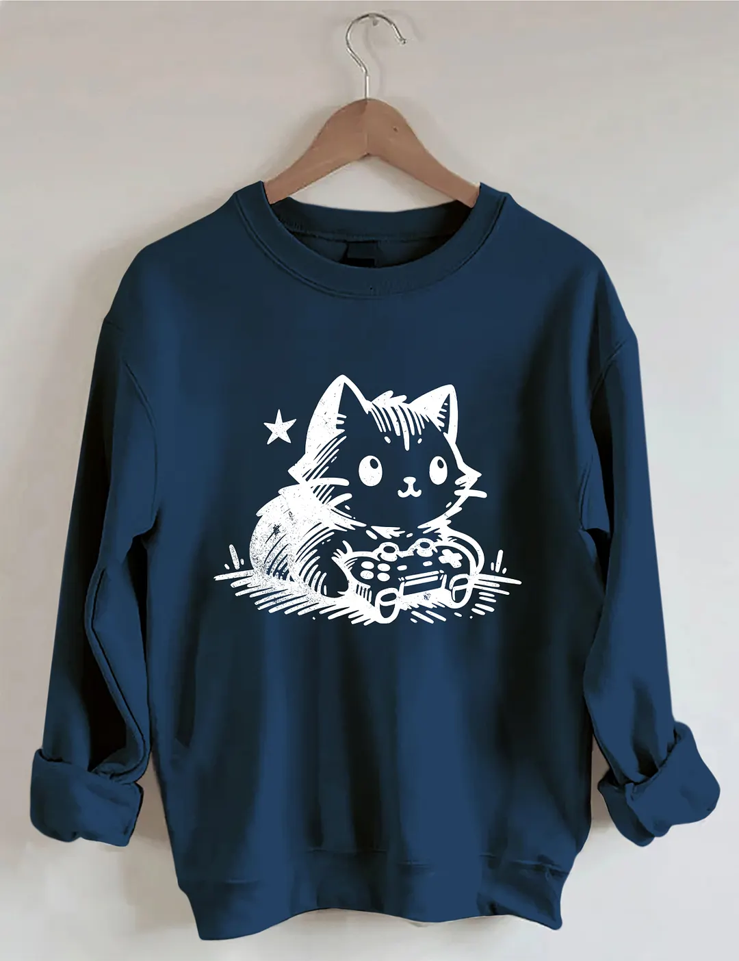 Funny Gamer Cat Sweatshirt