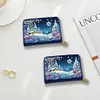 (US Local)DIY Diamond Art Diamond Dot Card Pack 5D Diamond Painting Pouch (Snow Scene)