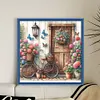 Bicycle Flowers-11CT Stamped Cross Stitch 40*40cm/15.75*15.75in tapestrymarket