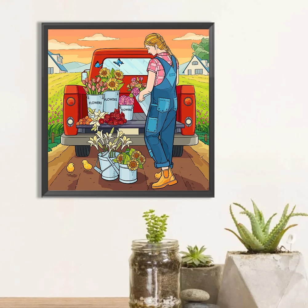 Full Round Diamond Painting 30*30cm - Floats