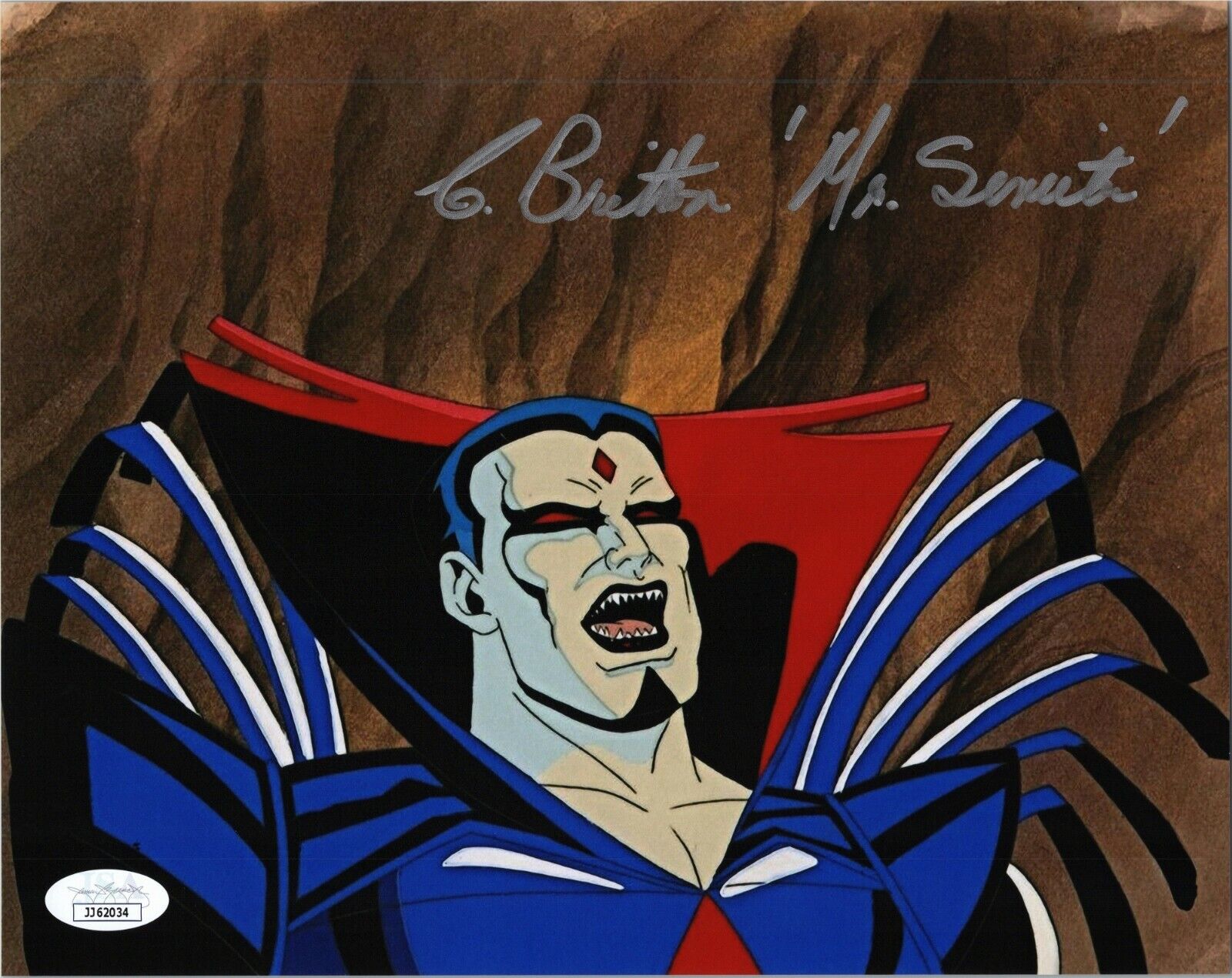 CHRIS BRITTON Authentic Hand-Signed X-MEN - MR. SINISTER