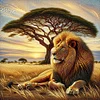 Diamond Painting-DIY Full Round Drill Lion(40*40CM)