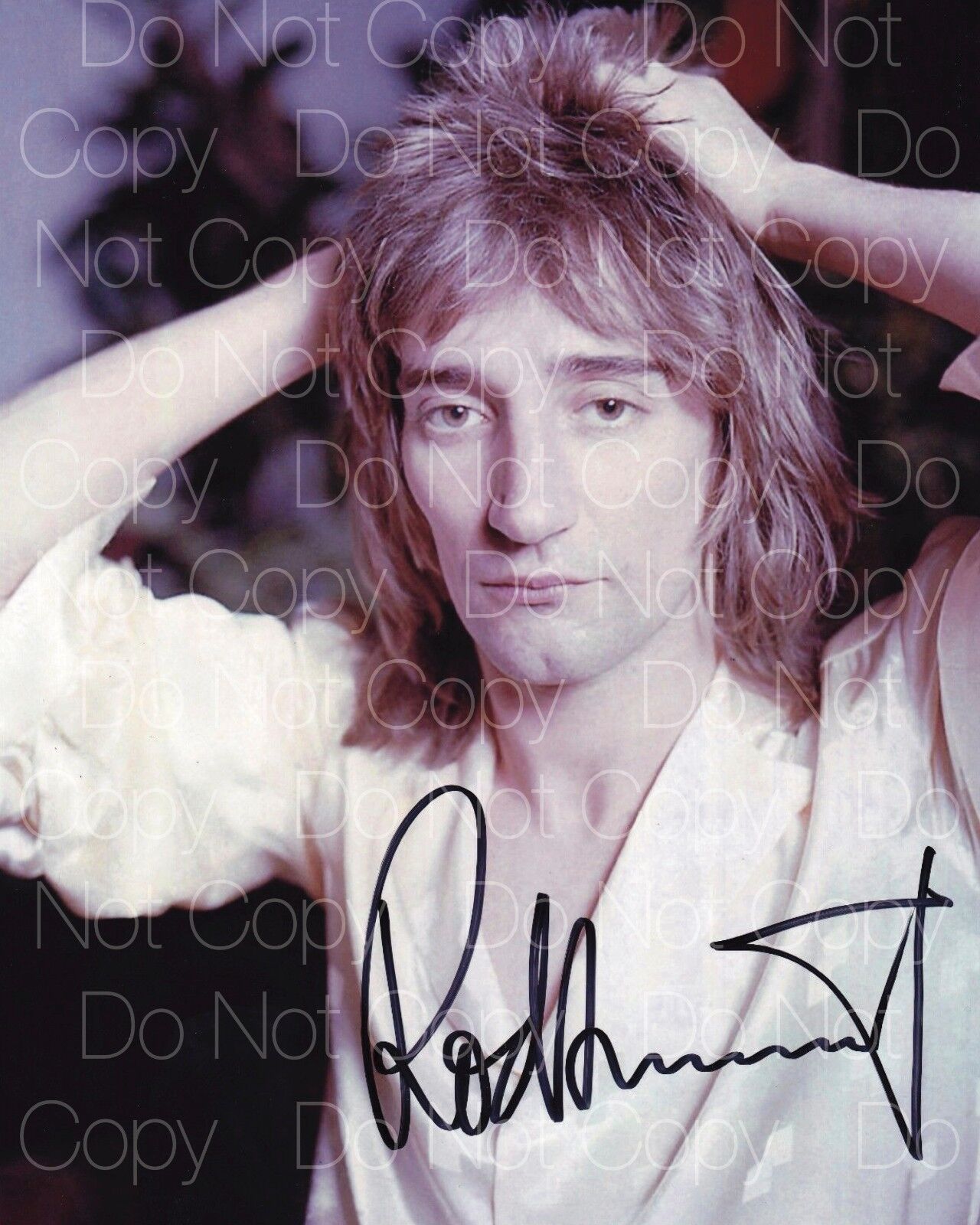 Rod Stewart 2 signed 8X10 Photo Poster painting picture poster autograph RP