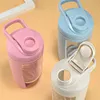 500ml Protein Shaker Bottle Leak Proof Cup for Protein Mixes Supplement Shakes