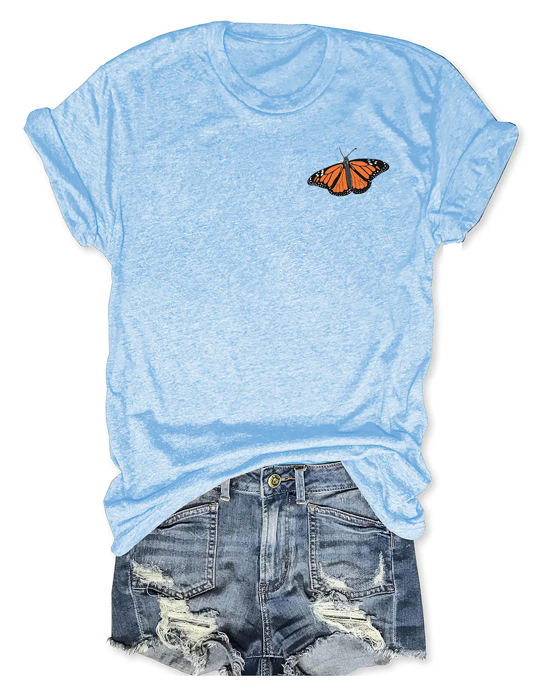 In The Hurting There Was Jesus Butterfly T-shirt