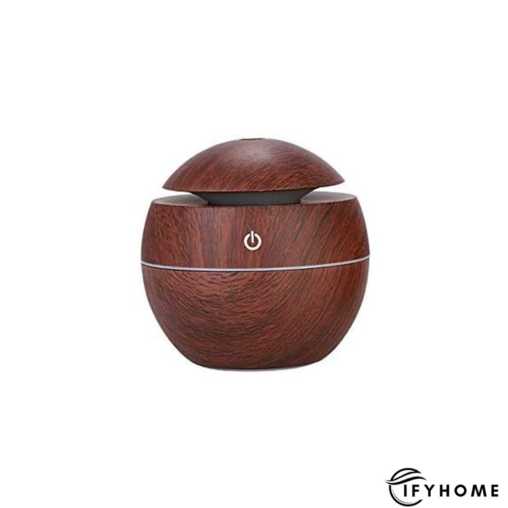 Colorful Wood Grain Air Humidifiers Mini Night Light Home Air Filter | IFYHOME