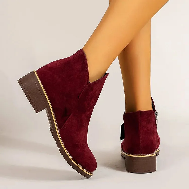 Stunahome Orthopedic Women Arch Support Warm Suede Ankle Boots  shopify Stunahome.com