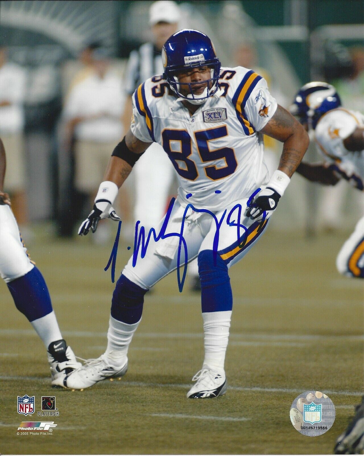 Jermaine Wiggins Autographed 8x10 Minnesota VikingsA788