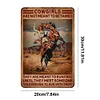 Cowgirls Are Not Meant To Be Tamed - Vintage Metal Signs - 20*30cm/30*40cm - Western