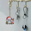 12Pcs Weihnachten - 5d DIY Craft Schlüsselanhänger