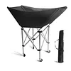 [US Local Warehouse] Collapsible Hammock Ball Cart with Wheels Volleyball Cart with Carry Bag Garage Sports Equipment Organizer for Easy Storage and Transport Hold Up To 28 Balls