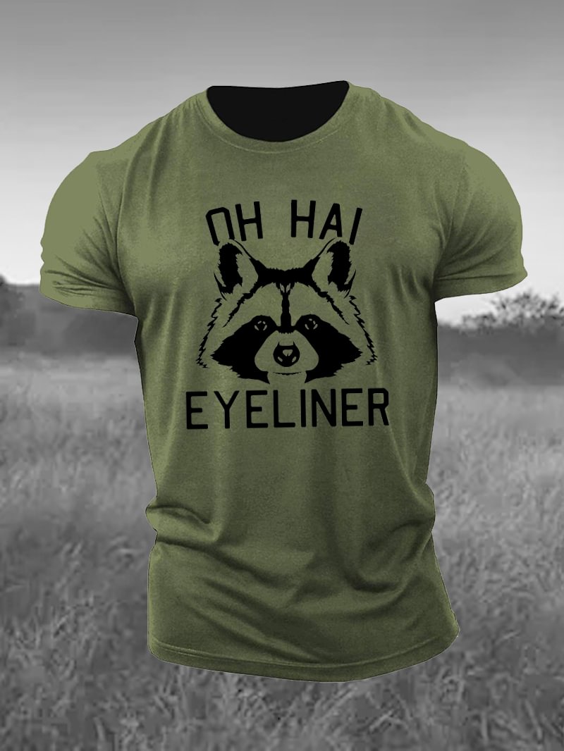 Oh Ha Eyeliner Printed Men's T-Shirt in  mildstyles