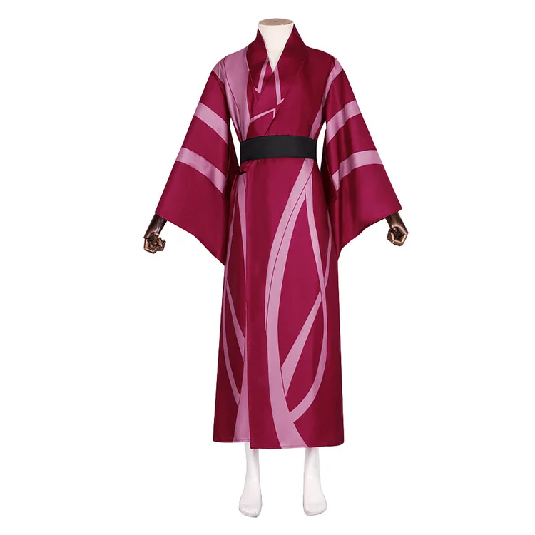 Demon Slayer Uzui Tengen Pink Bathrobe Outfits Cosplay Costume Suit