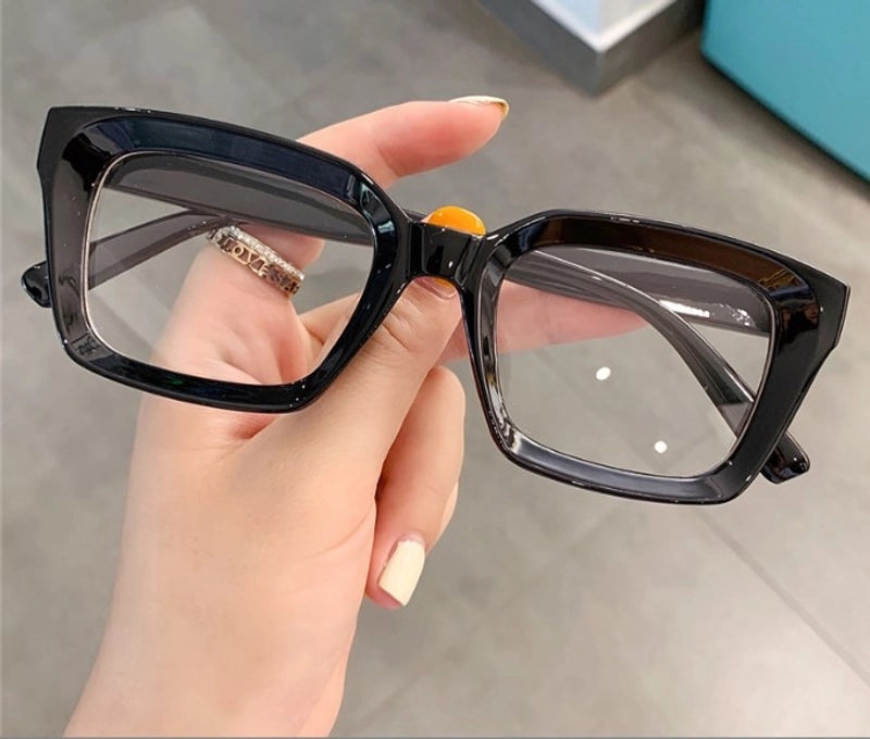 Minimalist Leopard Ac Square Full Frame Optical Glasses