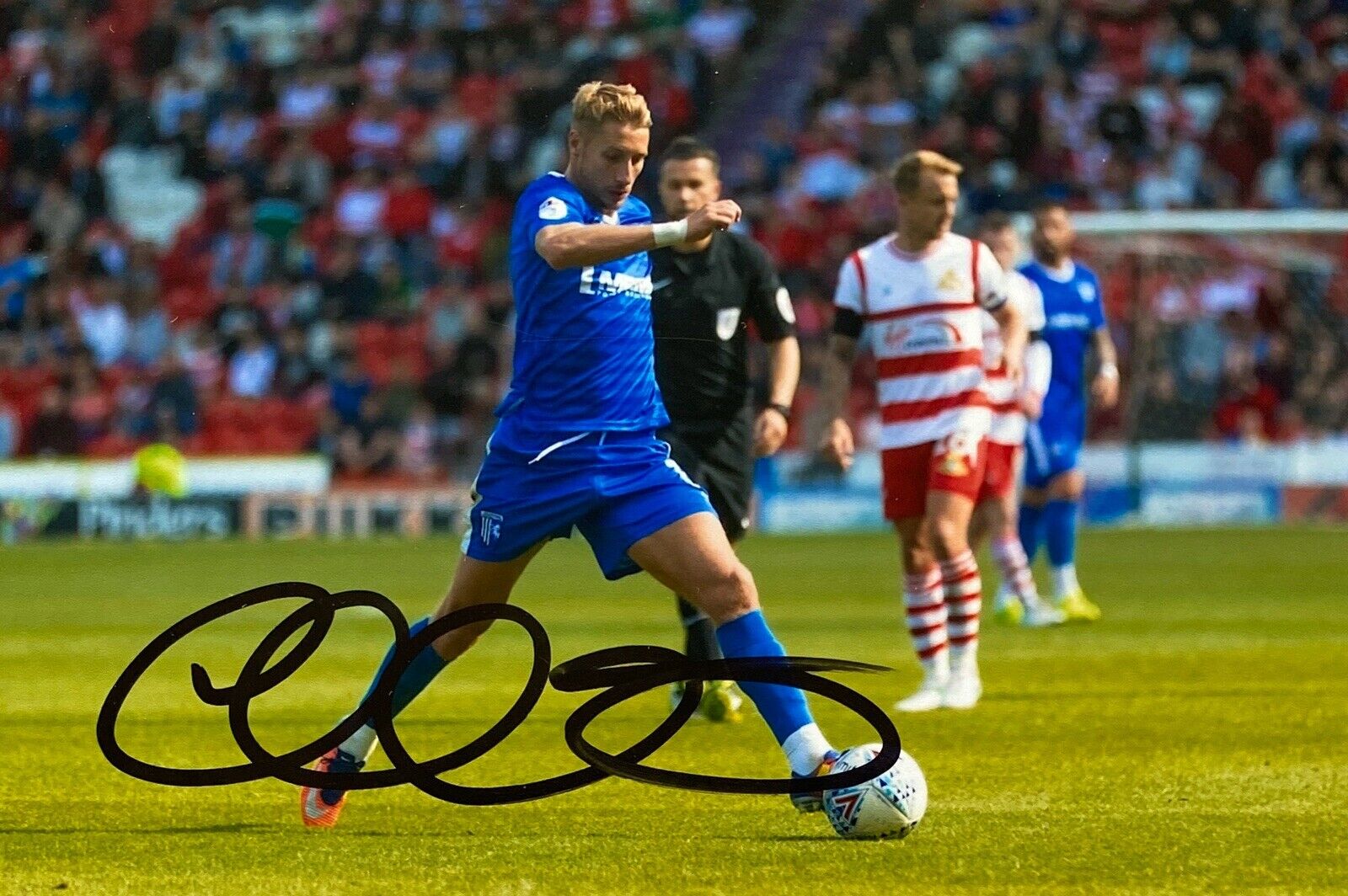 Lee Martin Genuine Hand Signed 6X4 Photo Poster painting - Gillingham 3