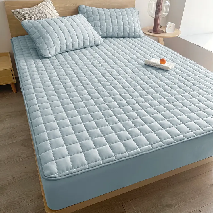 1PC Soft and Breathable Waterproof Fitted Sheet, Deep Pocket Design for Comfortable Sleep