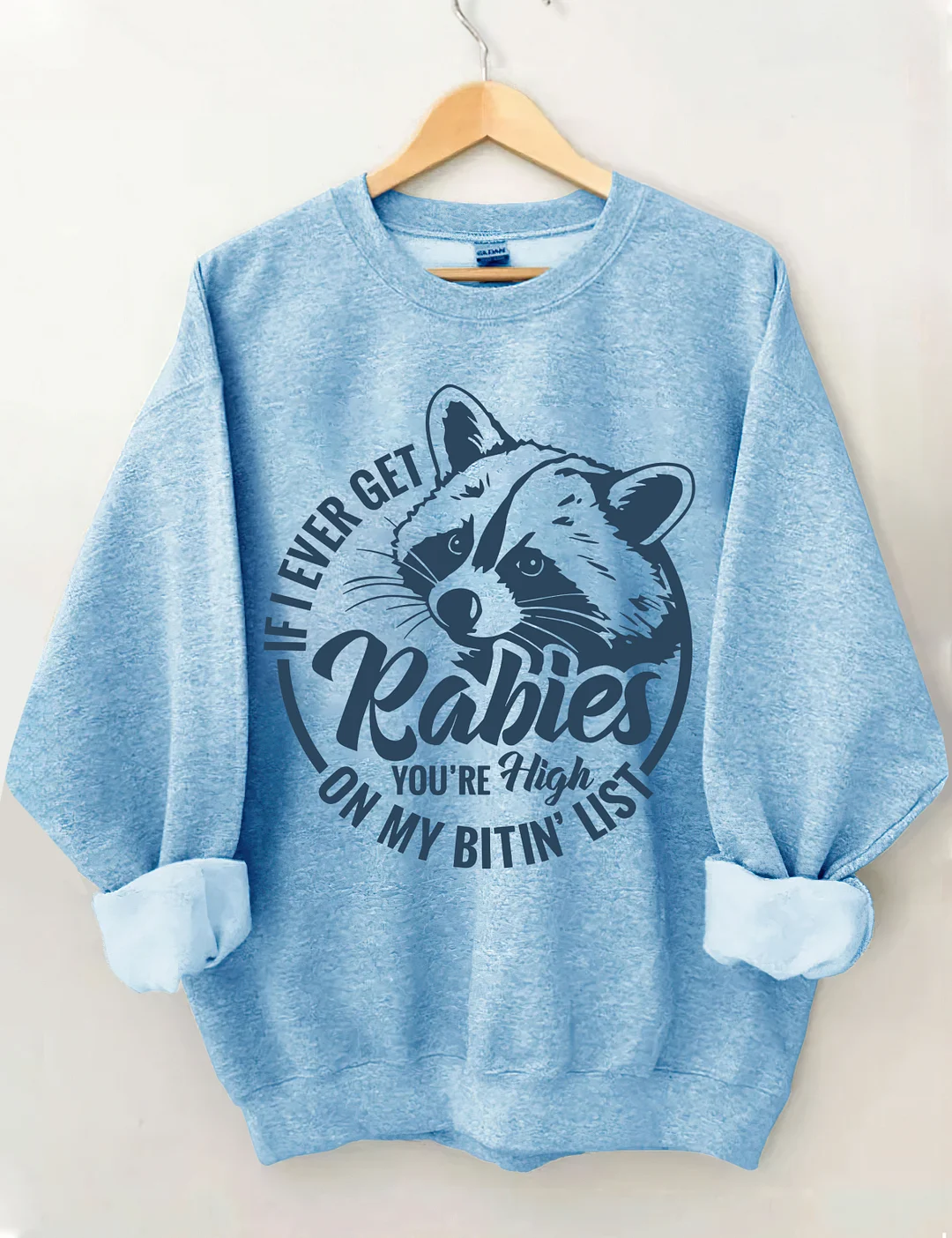 If I Ever Get Rabies You're High On My Bitin&rsquo; List Sweatshirt