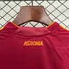 2025-2026 KIDS AS Roma Home Football Shirt 1:1 Thai Quality
