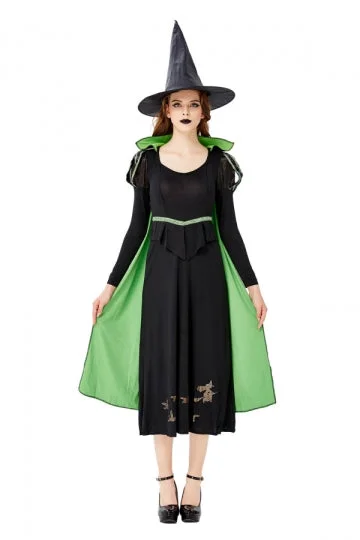 Halloween Gothic Witch Adult Costume-elleschic