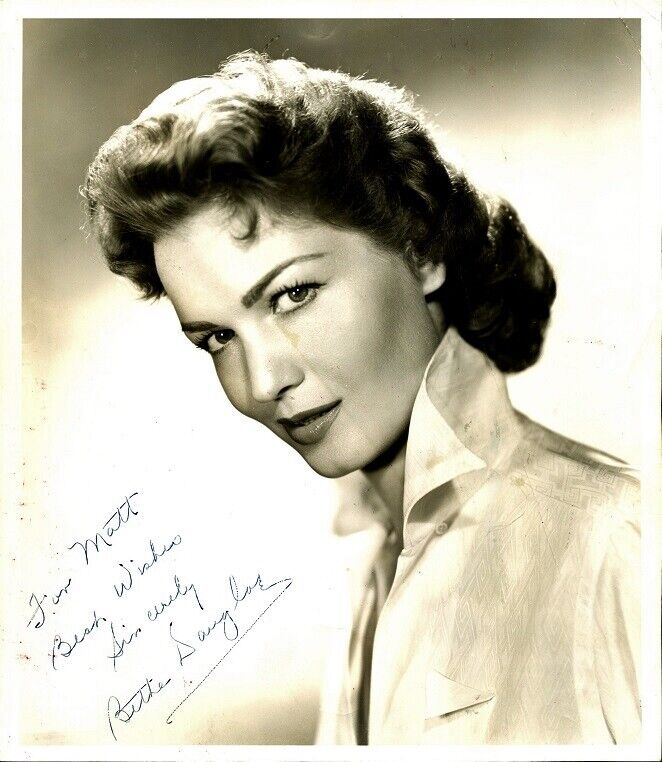 Vintage BETHE DOUGLAS Signed Photo Poster painting