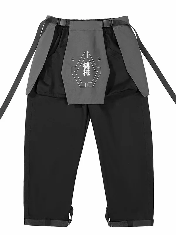 Casual Hip-pop Style Detachable Harem Pants