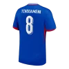 TCHOUAMENI #8 France Home Soccer Jersey 2024
