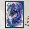 Purple Dragon-11CT Stamped Cross Stitch 50*70cm(Big Size)