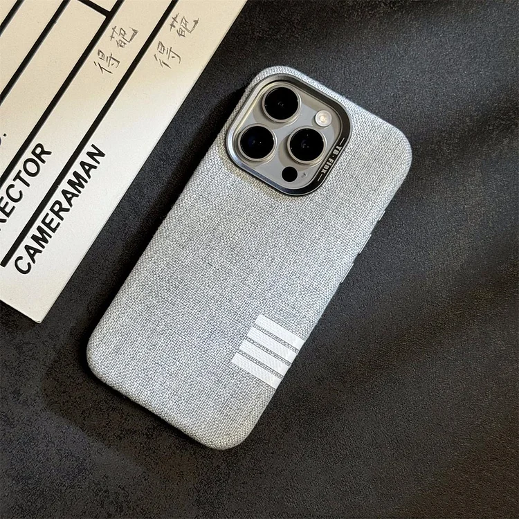 Retro Linen Fabric Magnetic Suction Phone Case For iPhone  Etrgadget- Smartphone Cases & Covers | Accessories