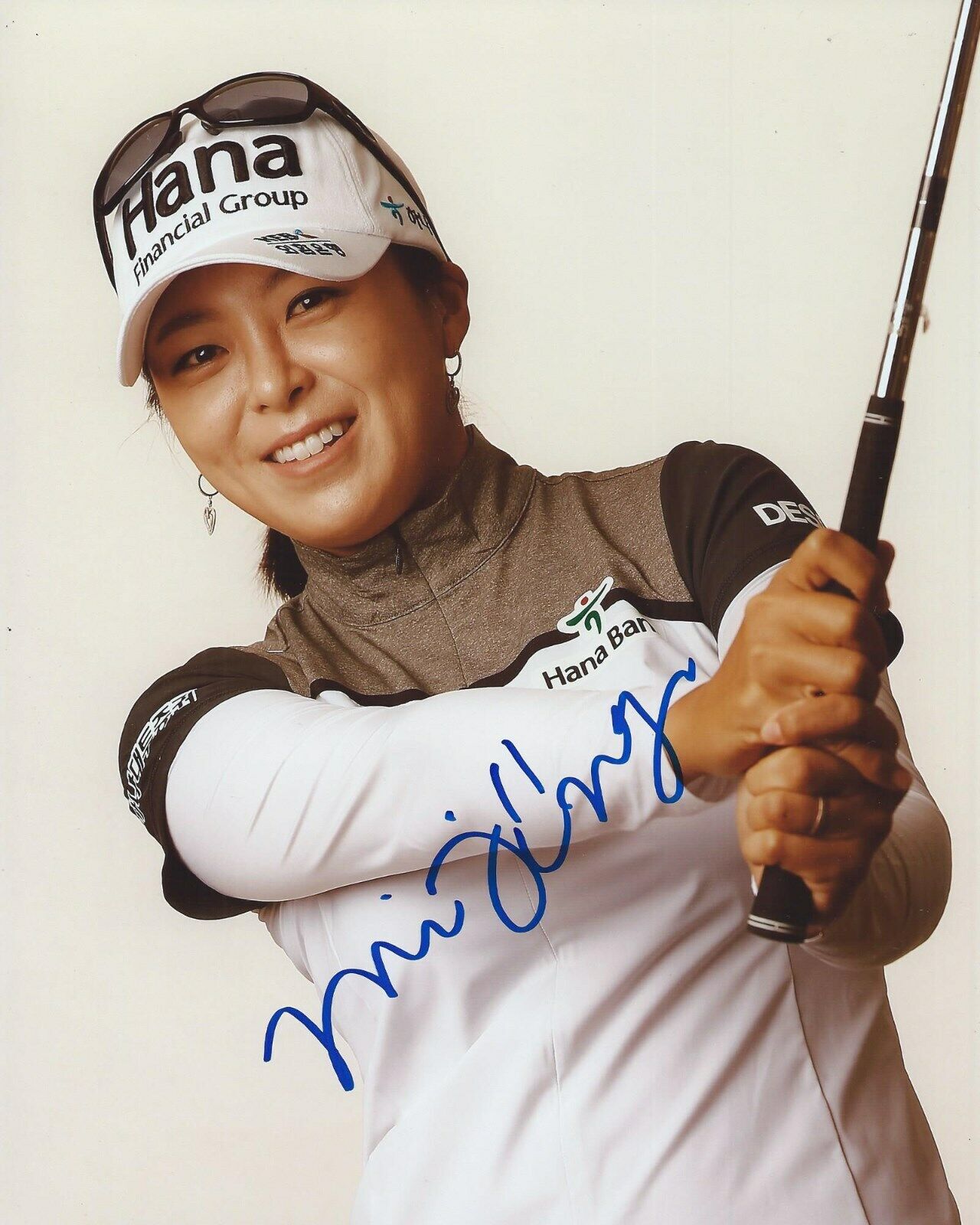 Mi-Jung MJ Hur Signed 8×10 Photo Poster painting LPGA Autographed COA