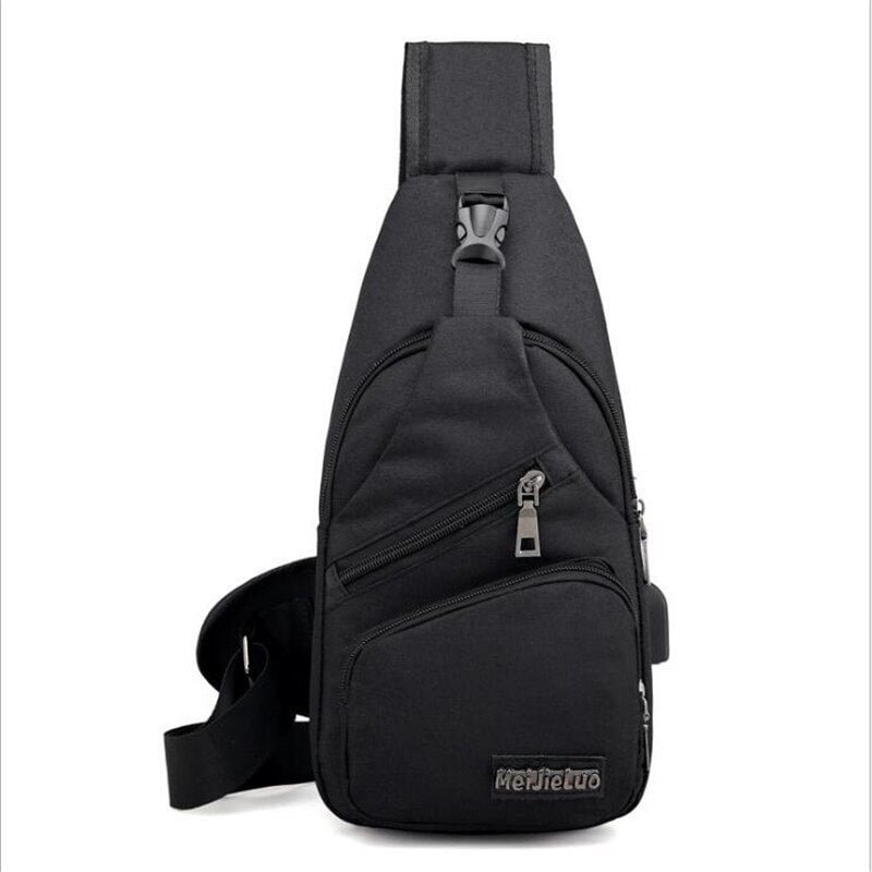 Male Shoulder Bags USB Charging Crossbody Bags Men Anti Theft Chest Bag School Summer Short Trip Messengers Bag 2021 New Arrival
