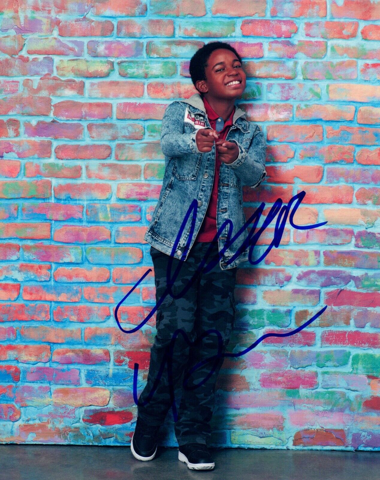 Issac Ryan Brown Signed Autographed 8x10 Photo Poster painting Raven's Home Child Actor COA