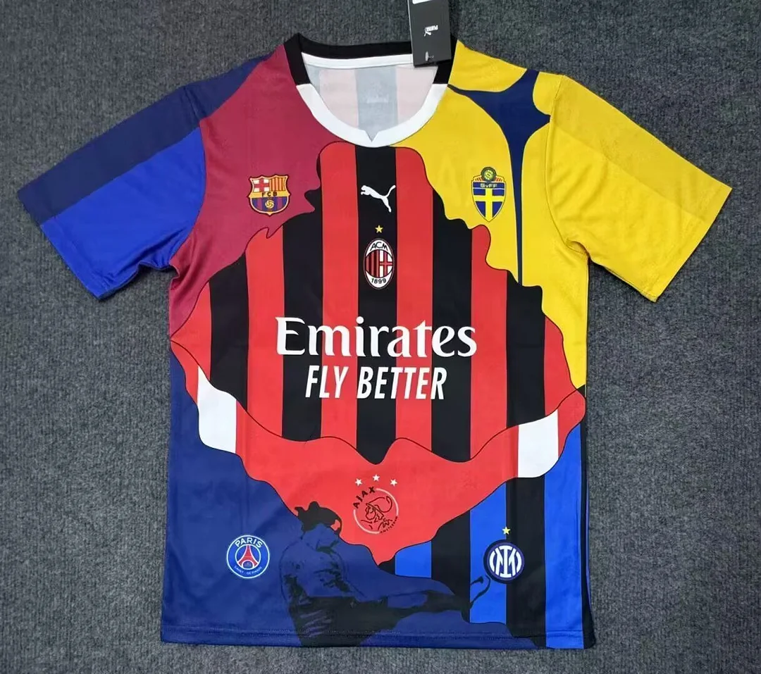 2025/26 AC Milan Ibrahimović Commemorative Edition Football Jersey