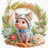 (Multi-Style)Simple Animal Flower-Partial Special Shaped Diamond Painting 40*40CM