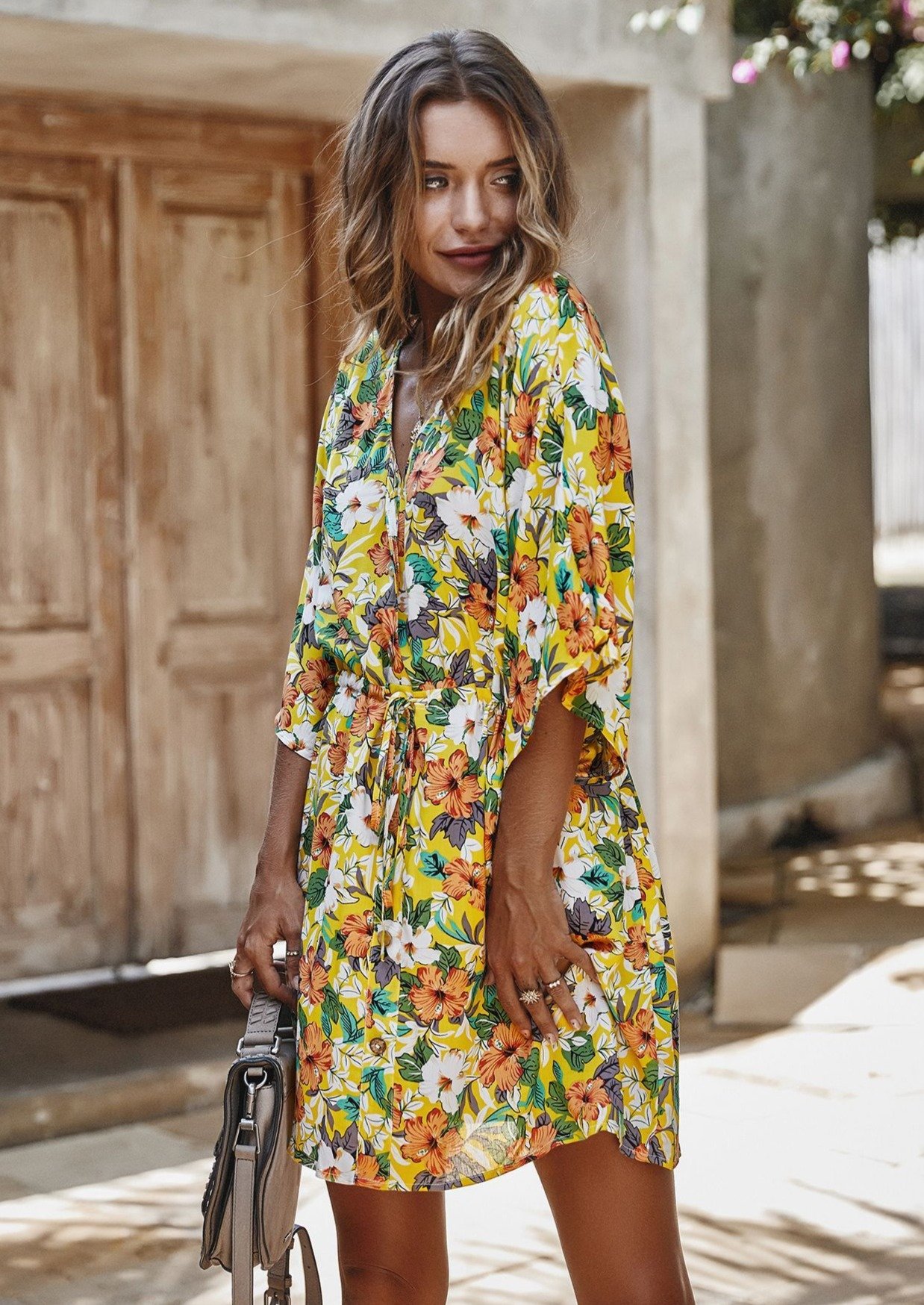 Women’s Floral Print Mini Dresses丨August Lemonade