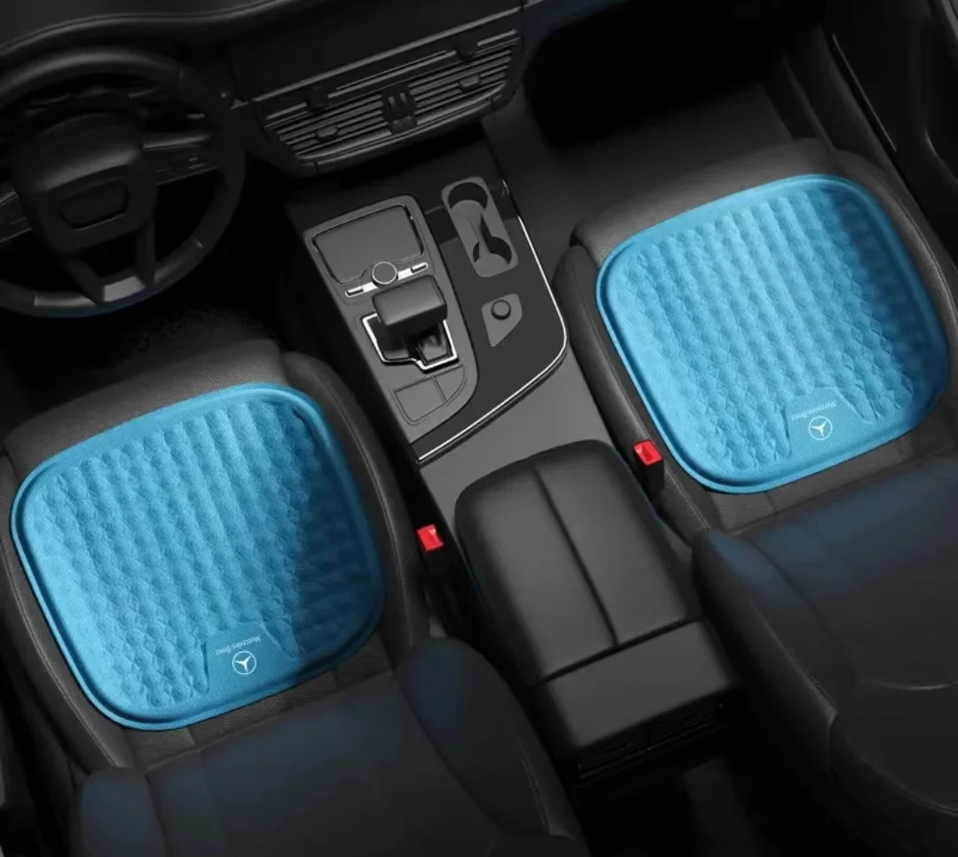 Summer ice silk gel breathable car seat cushion