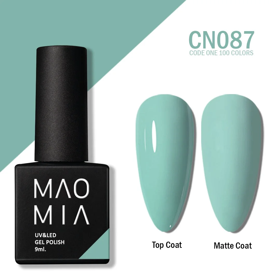 MAOMIA CODE ONE Gel Polish 100 Colors Soak Off UV/LED 9ML Professional Salon Nail Paint Semi Permanent Manicure