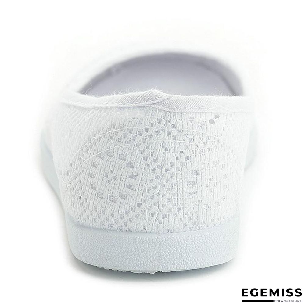 Canvas Nurse Solid Women Flats Platform Casual Shoes | EGEMISS