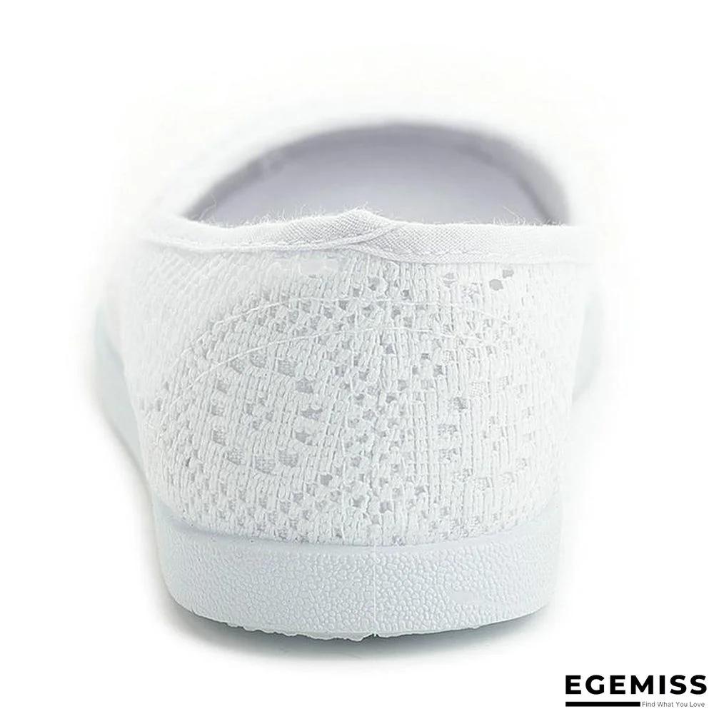 Canvas Nurse Solid Women Flats Platform Casual Shoes | EGEMISS