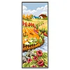 【Limited Stock Sale】Autumn Blessing-Partial 9CT Stamped Cross Stitch Bead Embroidery 16*40cm tapestrymarket