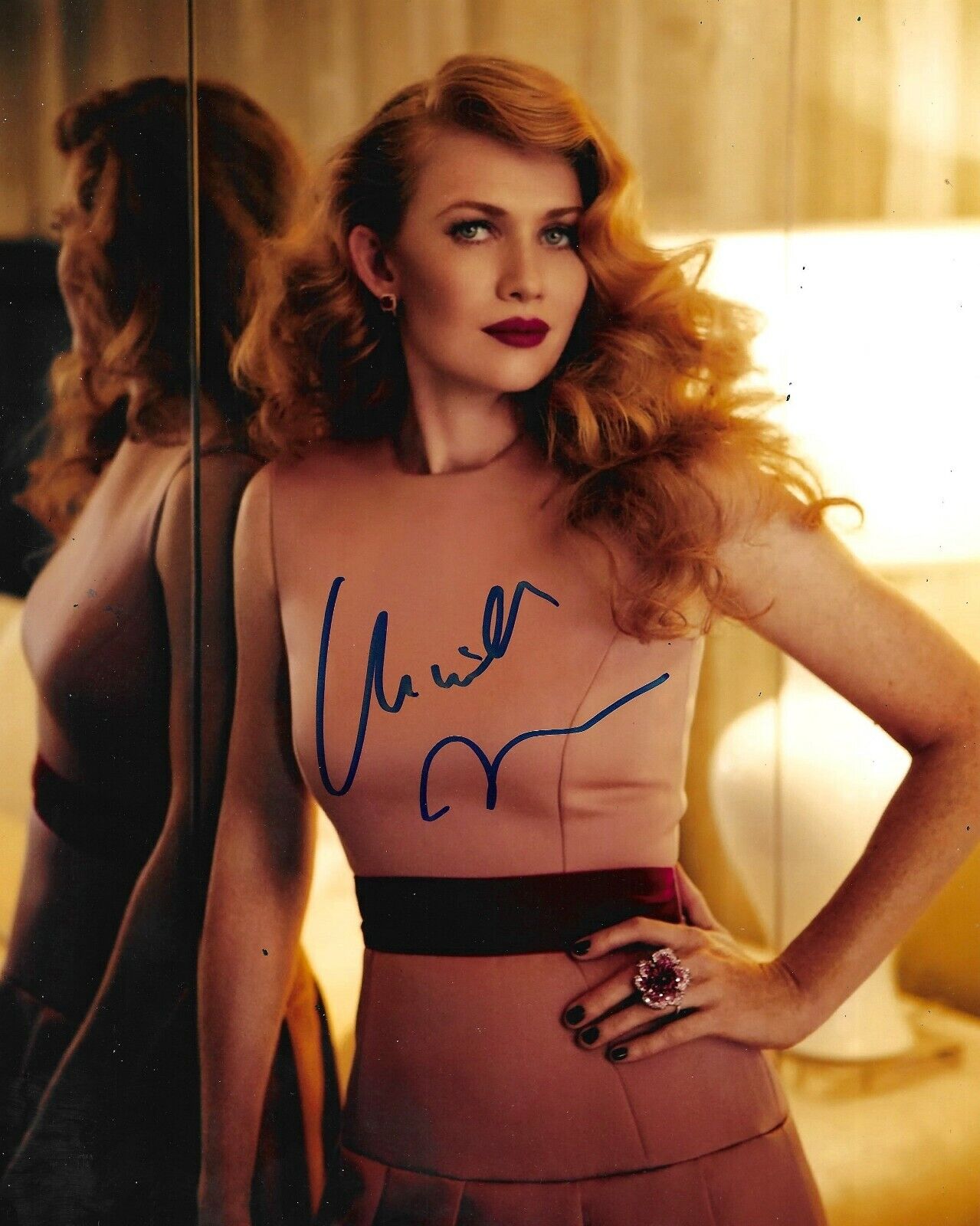 Mireille Enos Signed 10x8 Photo Poster painting AFTAL