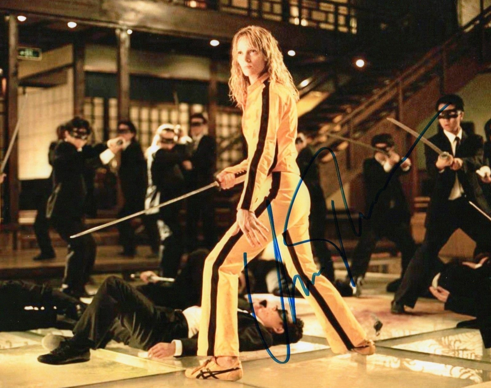 UMA THURMAN - KILL BILL AUTOGRAPHED SIGNED A4 PP POSTER Photo Poster painting PRINT 6