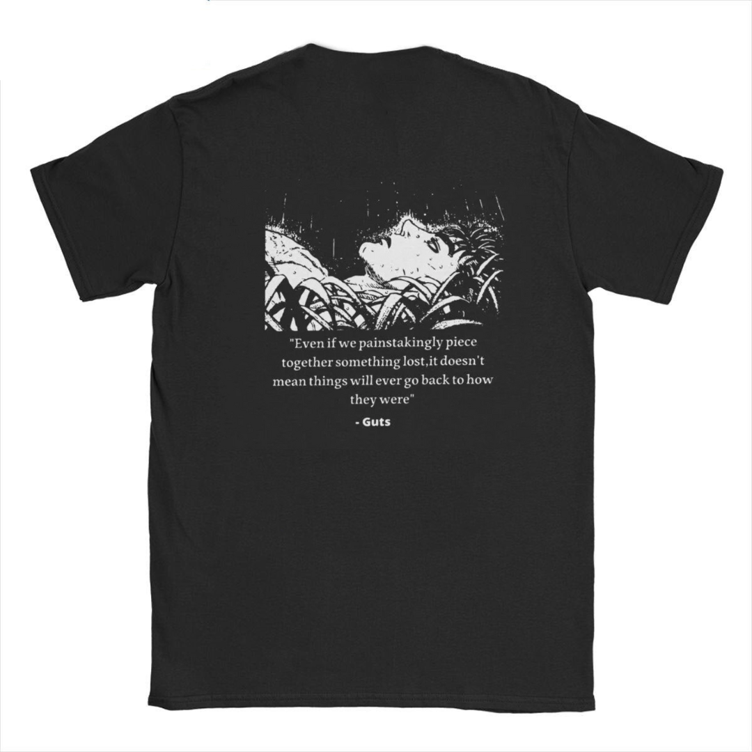 BACKPRINT GUTS RAINING BLACK TEE